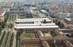 Vista aerea dell'area delle Officine Grandi Riparazioni di Torino